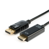 Кабель мультимедійний DisplayPort M to HDMI M 5.0m 8K/4K black Atcom (50100)