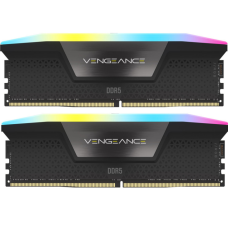 Модуль пам'яті для комп'ютера DDR5 96GB (2x48GB) 5600 MHz Vengeance RGB Black Corsair (CMH96GX5M2B5600C40)