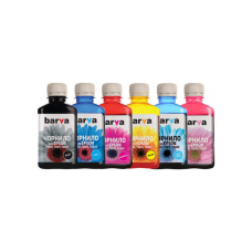 Чернила Barva Epson T048/T080/T081, 6х180г BK/C/M/Y/LC/LM (E081-180-MP)