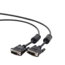 Кабель мультимедійний DVI M to DVI M 1.8m 18+1pin Cablexpert (CC-DVI-BK-6)