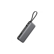 Батарея универсальная Acefast 20000mAh 130W PD, QC/3.0 USB-A+USB-C In/Out,build-in cable M22 Gray (6974316283904)