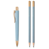 Ручка кулькова Faber-Castell набір кулькова ручка + 2 олівця Writing Set POLY BALL Urban, колір блакитний (32574)