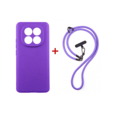 Чохол до мобільного телефона Dengos Case + Cross-body Strap Xiaomi Redmi Note 15 Purple+Purple (DG-KM-CCRB-36)