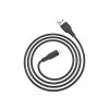 Дата кабель USB 2.0 AM to Lightning 1.2m 2.4A TPE C3-02 Black Acefast (6974316280828)