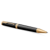 Ручка кулькова Parker INGENUITY Black Lacquer GT BP + блокнот Parker + подар.упак. GIFT24 (60 032b24)