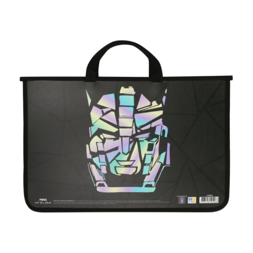 Папка - портфель Maxi А4 пластиковий на блискавці (MX30051)