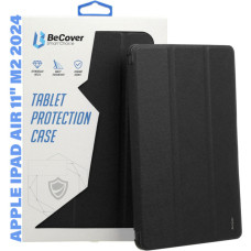 Чохол до планшета BeCover Tri Fold Hard Apple iPad Air 11" M2/M3 (2024/2025) Black (711412)