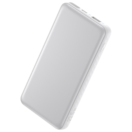 Батарея універсальна Anker 10000mAh 22.5W Built-In USB-C Cable White (A110DH21)