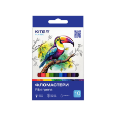 Фломастери Kite Classic 10 кольорів (K-455)