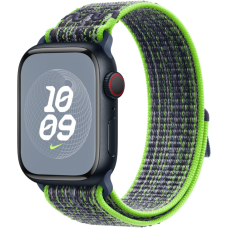 Ремешок для смарт-часов Apple 41mm Bright Green/Blue Nike Sport Loop (MTL03ZM/A)