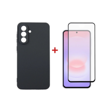 Чохол до мобільного телефона Dengos Carbon Cover + Glass Samsung Galaxy A37 Black (DG-KM-194)