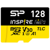 Карта памяти Silicon Power 128GB microSDXC class 10 UHS-I U3 V30 A1 Inspire (SP128GBSTXLV3V1NSP)
