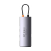 Концентратор Baseus USB-C 4-in-1 4xUSB 3.0 gray (WKWG070013)