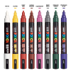 Набір маркерів UNI набір POSCA Dark Color, 1,8-2,5 мм, 8 шт (PC-5M DARK COLOR 8C)