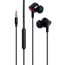 Навушники Vention Echo Lite 3.5mm In-Ear Wired Black (GBABAV)