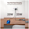 Зарядний пристрій Ugreen 2xUSB-C PD45W (25W+20W) QC4.0+ CD294 black (90573)