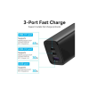Зарядний пристрій Vention 3xUSB 65W (2xUSB-C+USB-A) PD3.0+QC4.0 black (FEDB0-EU)