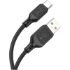 Дата кабель USB-C to USB-C 1.0m Cool silicone X90 black HOCO (6931474788443)