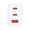 Зарядний пристрій D-Link 2xUSB-C + 1xUSB-A 65W GaN white (DCP-651)