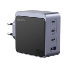 Зарядний пристрій Ugreen 4xUSB 100W (3xUSB-C+USB-A) Gan Nexode Fast Charger Grey X565 (35043)