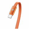 Дата кабель USB-C to USB-C 1.0m 5A 100W ultra-thin orange ColorWay (CW-CBPDCC100-OR)
