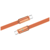 Дата кабель USB-C to USB-C 1.0m 5A 100W ultra-thin orange ColorWay (CW-CBPDCC100-OR)