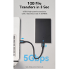 Карман внешний Vention 2.5" HDD/SSD USB 3.0 Micro-B Black (KPAB0)