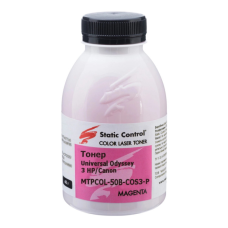 Тонер HP/Canon MPTCOL OS3 40г magenta (фасовка) Static Control (MPTCOL-40B-MAOS3-P)
