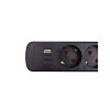 Мережевий фільтр живлення PowerPlant 5м, 6 розеток, USB (YS-N6086/5c) (EX610679)