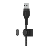 Дата кабель USB 2.0 AM to Lightning 1.0m black Belkin (CAA010BT1MBK)
