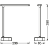 Настільна лампа Osram PANAN F DIM USB WT (4099854507472)