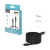Дата кабель USB-C to Lightning 1.8m MFi PD20W braided black Choetech (XCL-1021-BK)