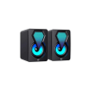 Акустична система Havit HV-SK210 mini PRO RGB USB Black (6939119040260)
