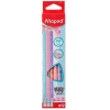 Карандаш графитный Maped BLACK PEPS, HB, с ластиком, PASTEL (MP.851730)