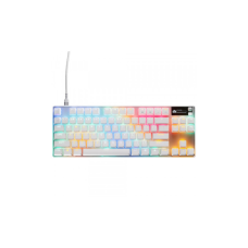 Клавіатура SteelSeries Apex Pro TKL Gen 3 HyperMagnetic OmniPoint 3.0 OLED USB UA White (64898)