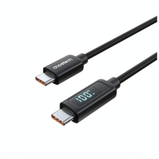 Дата кабель USB-C to USB-C 1.2m PD100W digital display silicone Choetech (XCC-1064)
