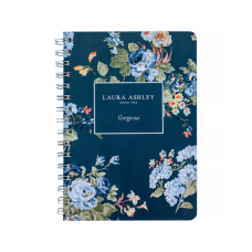 Блокнот Axent на спіралі Laura Ashley, Gorgeous А5 80 аркушів, клітинка, тверда обкладинка (8470-5-A-LA)