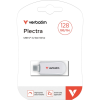 USB флеш накопитель Verbatim 128GB Plectra White USB-C (30229)