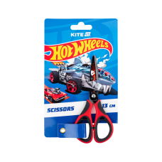 Ножиці Kite дитячі з гумовими вставками і малюнком на лезі Hot Wheels 13 см (HW25-148)