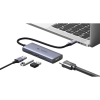 Концентратор Ugreen USB-C 4-in-1 3xUSB 3.0 + HDMI CM500 gray (50629)