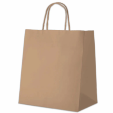 Подарунковий пакет Куверт 90 Ecobag паперовий, 30,5х17х34 см коричневий (BAG-KUV-305170340-BR/10832030000)