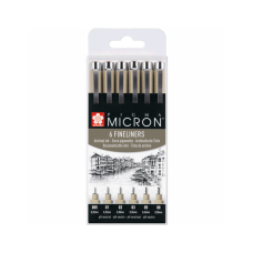Лайнер Sakura Набір Pigma Micron 6 шт, Чорний (8710141049449)