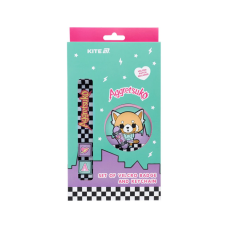 Бейдж Kite набор на липучке и подвеска Aggretsuko (AR25-3010-1)