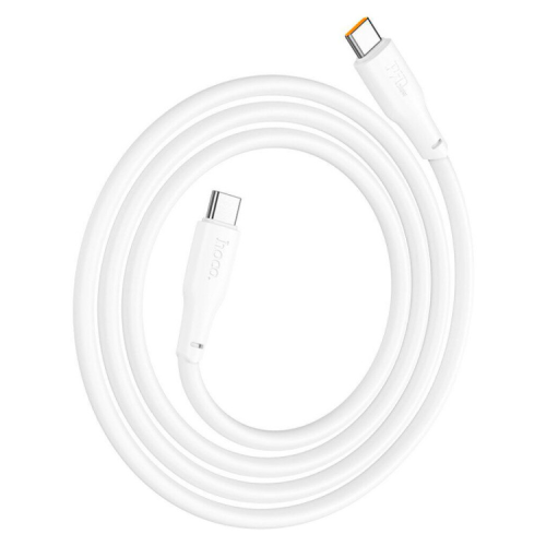 Дата кабель USB-C to USB-C 1.0m 240W TPE X93 white HOCO (6931474790736)