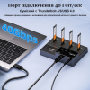 Док-станція для накопичувачів Maiwo 4*NVMe M.2 SSD Key M/B+M to USB4.0 USB-C 40Gbps (K3015P4)