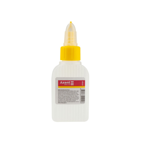 Клей Delta by Axent Stationery glue, polymer, 50 мл, cap dispenser (D7221)