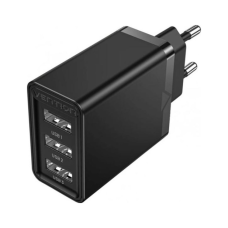 Зарядний пристрій Vention 3xUSB A 12W Black (FEAB0-EU)