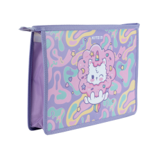 Папка на молнии Kite A4+ на молнии Rainbow Catcorn (K24-428-1)
