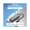Концентратор Vention USB 3.0 to 4xUSB 3.0 Hub With Power Supply 0.15m black (CHLBB)