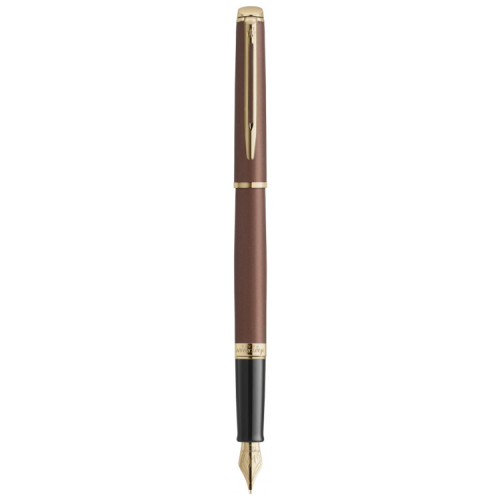 Ручка пір'яна Waterman HEMISPHERE Metallic Copper Red GT  FP F (12 092)